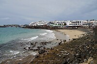 Het centrale strand van Playa Blanca, Playa Blanca Lanzarote