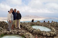Poseren op de Mirador del Rio