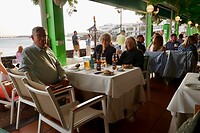 Laatste diner van de vakantie aan de boulevard