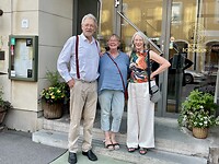 Op weg naar een heerlijk diner met Wiveca en Jos
