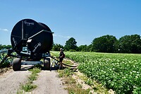 Onderweg op een stukje Ölandsleden was een barriere geplaatst - sproeien is alweer nodig