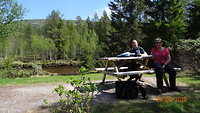 picknickplaats onderweg