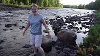 rivier aan de camping