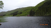 Foto genomen vanaf de camping