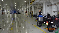 De motoren staan vast