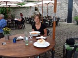op terrasje in Perl.