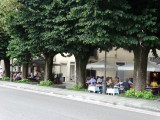 Lunch op het plein in Fiesole