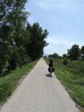 Fietspad langs kanaal