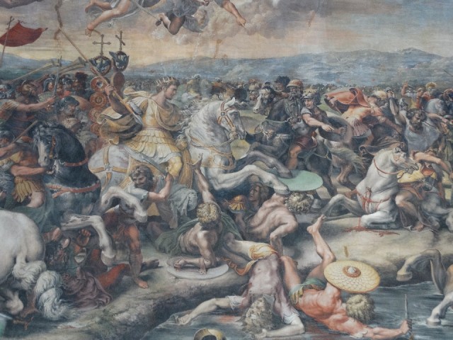 In het Vaticaans museum