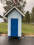 Wc (ook van binnen hout)