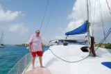 Op de catamaran Riviere
