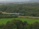 stoomtrein bij Corfe Castle