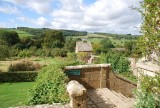 uitzicht over de Cotswolds