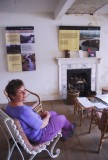 Even inspiratie opdoen in de stoel van Agatha Christie (botenhuis)