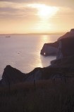 Zonsondergang bij Durdle door