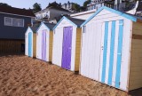 strandcabins op Ventnor Beach