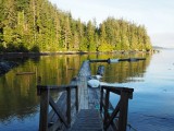 Uitzicht vanuit Hidden Lodge, Telegraph Cove