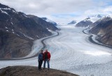 Salmon Glacier bij Stewart - Hyder, net in Alaska