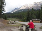 mooie picknickplek bij Banff
