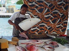 Vishandelaar in Willemstad