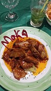 diner in ons Eco-hotel Moka
