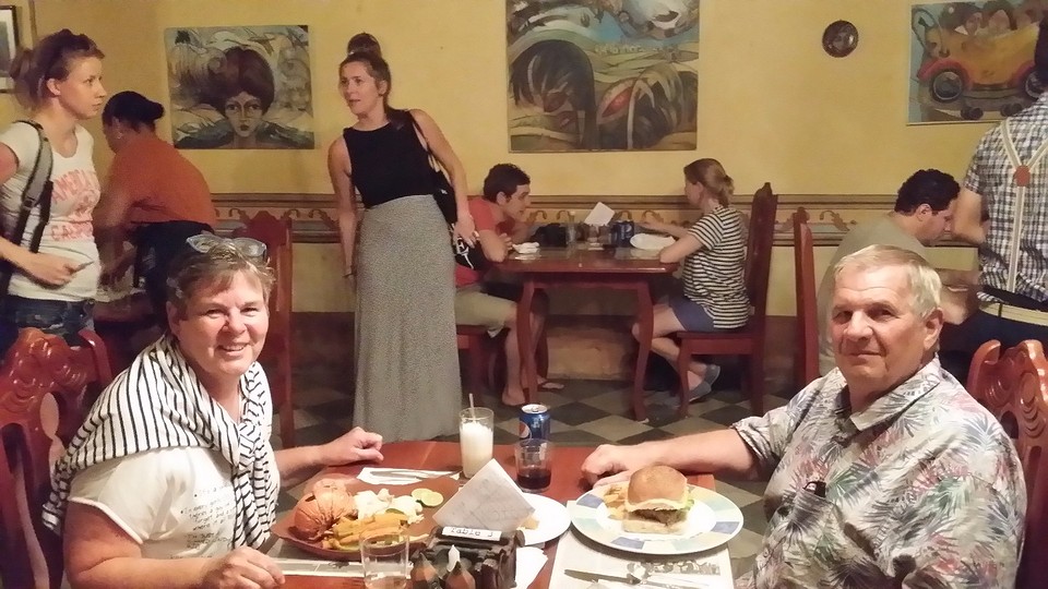 heerlijk diner bij La Rédaccion in Trinidad