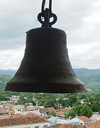 Bekend plaatje genomen uit de klokkentoren in Trinidad