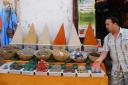 traditionele kruidenverkoop