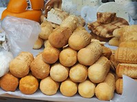 op de markt