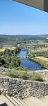 Uitzicht over de Dordogne vanuit het lunchterras