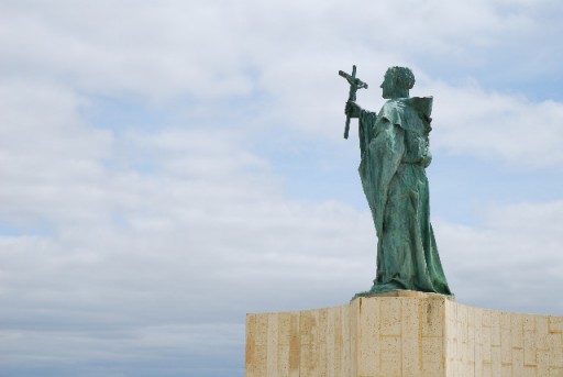 standbeeld in Lagos