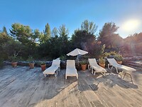 Terras bij het huis
