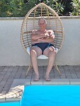 Bij het zwembad in Prades