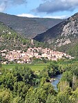 Zicht op Roquebrun