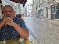 Regenbuitje in Pezenas