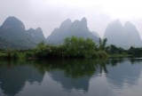 prachtige karstgebergte bij Yangshuo