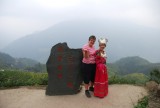 Samen met een vrouw uit de Zhuang bevolking