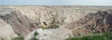 panorama badlands national park