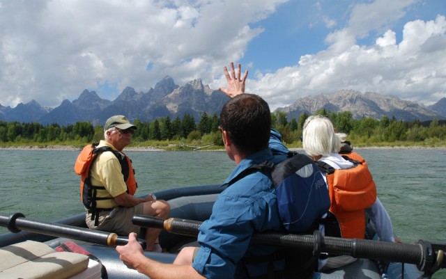 Floating trip op de Snake River
