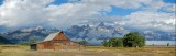 panorama South Moulton Barn, Mormon Row