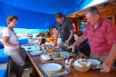 Lunch aan boord