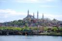 Zicht op de Süleyman moskee