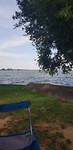 Camping met uitzicht op the lake