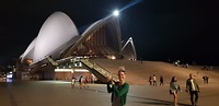 Opera house by night