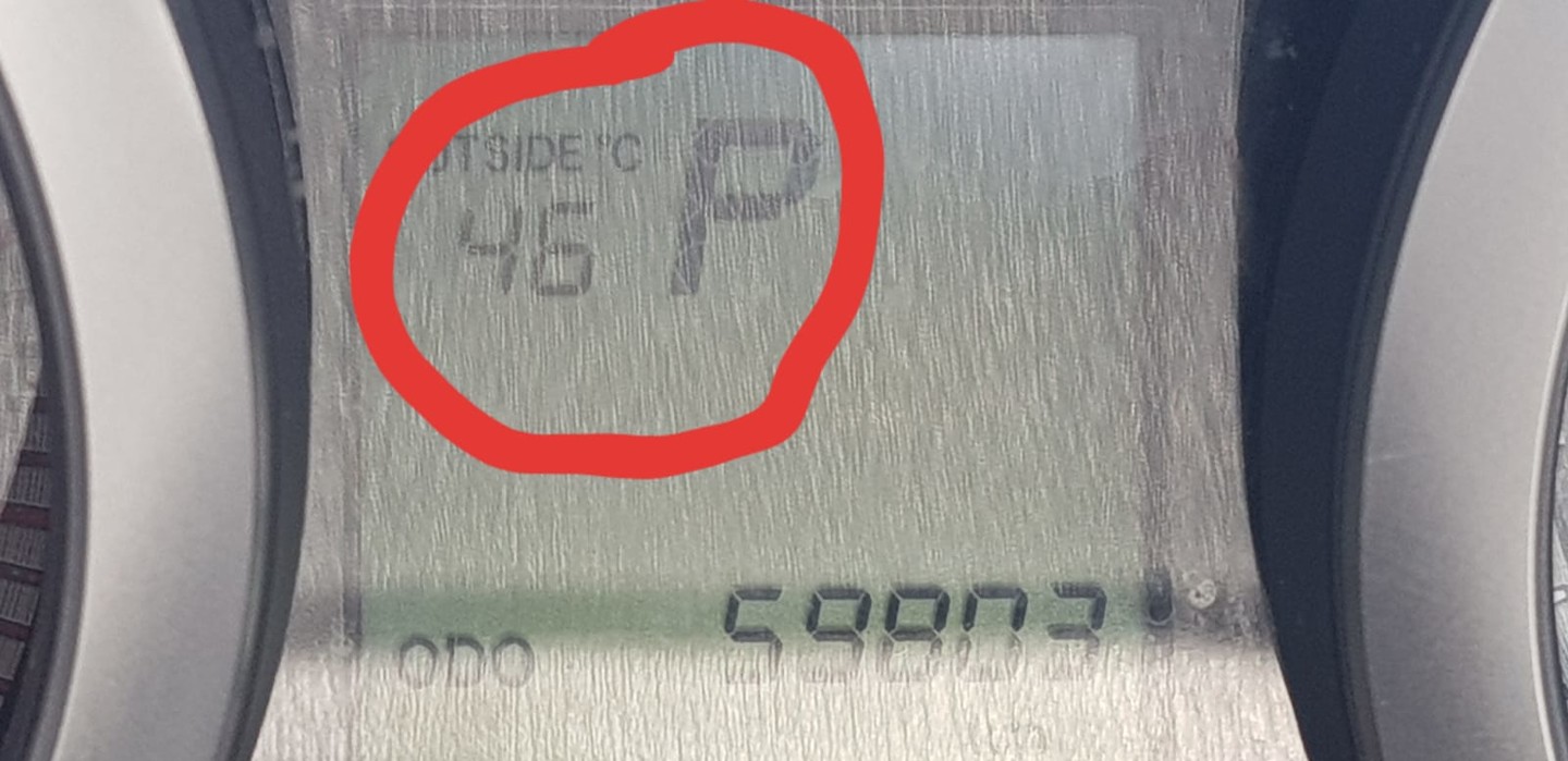 Vandaag is het 46 graden best Heet