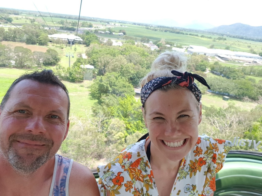 Op naar boven in de skyrail