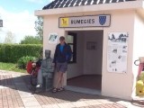 Oude grens post België Frankrijk  bij Rongy
