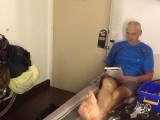 Na 80 km even de benen strekken!