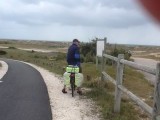 Fietspad langs de Atlantische Oceaan