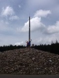 Op het hoogste punt Cruz Ferro